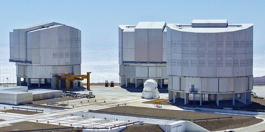 "View of the Very Large Telescope (VLT) in Chile